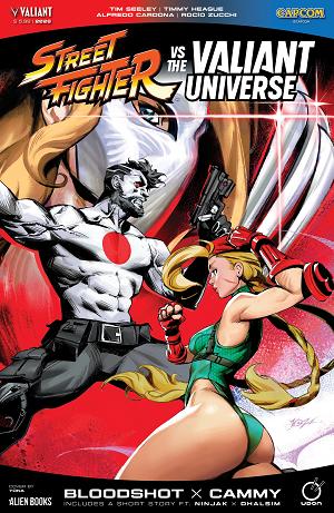 Street Fighter Vs. The Valiant Universe Special Cover A (Curzi) #1 cover