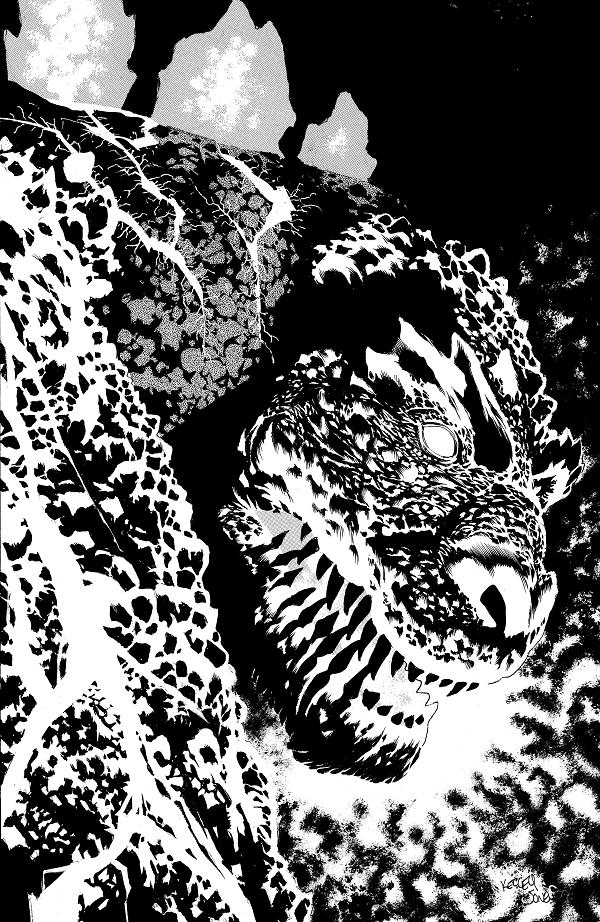 The Horror Of Godzilla Cover A (Jones) #1 variant cover by Kelley Jones