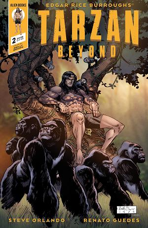 Tarzan Beyond Cover A (Alessio) #2 Variant RI (10) (Brown) [1:10] cover