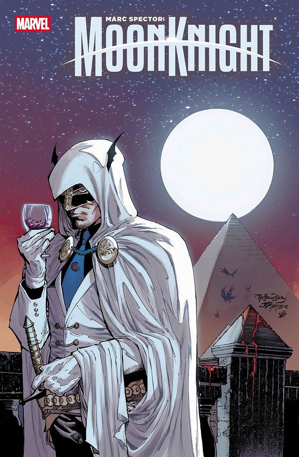 Marc Spector: Moon Knight #6 NETHO DIAZ HELLFIRE COSTUME SWAP VARIANT cover