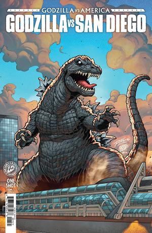 Godzilla Vs. America: San Diego Cover A (Ward) #1 cover