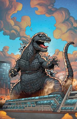 Godzilla Vs. America: San Diego Cover A (Ward) #1 cover