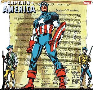 Captain America #13 JOHN ROMITA SR. BICENTENNIAL CALENDAR HIDDEN GEM VARIANT [ARM] [1:50] cover
