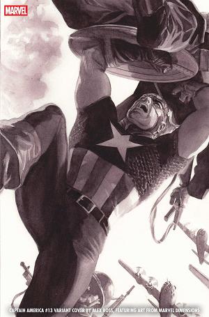 Captain America #13 ALEX ROSS MARVEL DIMENSIONS VARIANT [ARM] cover
