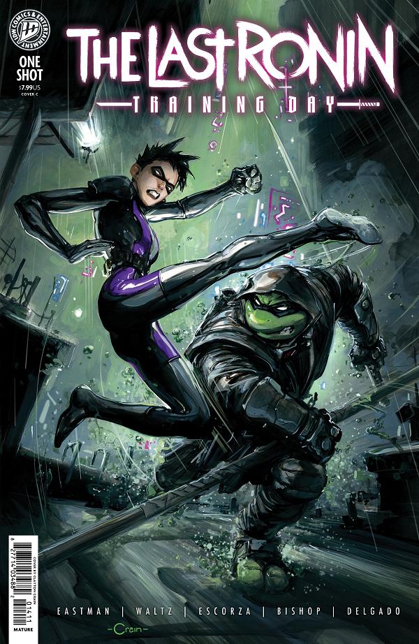 Teenage Mutant Ninja Turtles: The Last Ronin--Training Day Cover A (Escorza Brothers) #1 variant cover by Clayton Crain