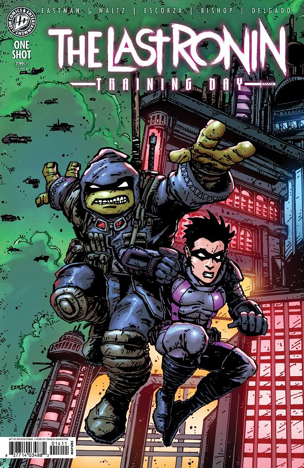 Teenage Mutant Ninja Turtles: The Last Ronin--Training Day Cover A (Escorza Brothers) #1 variant cover by Kevin Eastman