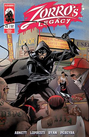 Zorro's Legacy Cover A (Lopresti) #1 Variant D (Moore Wraparound Variant) cover