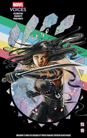 Uncanny X-Men #31 DAVID MACK DISABILITY PRIDE VARIANT cover