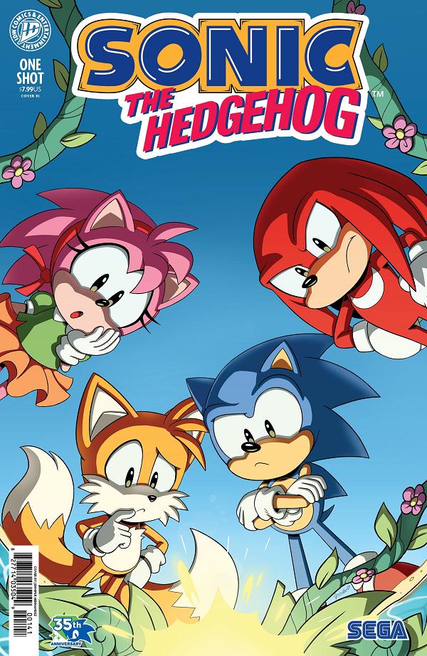 Sonic The Hedgehog: 35Th Anniversary Special Cover A (Ata) #1 variant cover by Jennifer Hernandez