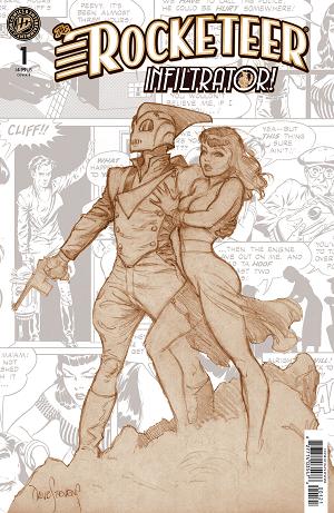 The Rocketeer: Infiltrator! Cover A (Hardman) #1 Variant B (Stevens) cover
