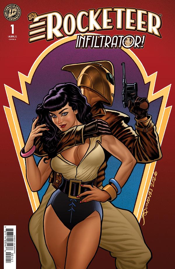 The Rocketeer: Infiltrator! Cover A (Hardman) #1 variant cover by Joe Quinones