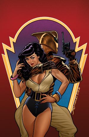 The Rocketeer: Infiltrator! Cover A (Hardman) #1 Variant RI (25) (Quinones Full Art) [1:25] cover