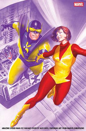 Amazing Spider-Man #32 ALEX ROSS MARVEL DIMENSIONS VARIANT cover