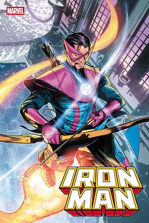 Iron Man #7 ALESSANDRO CAPPUCCIO HELLFIRE COSTUME SWAP VARIANT cover