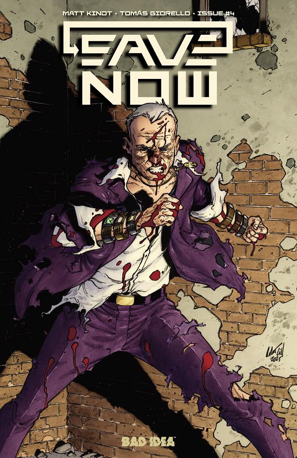 Save Now #4 cover by Robert Gill