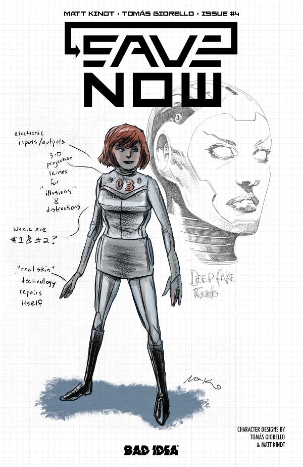 Save Now #4 variant cover by Matt Kindt Tomas Giorello