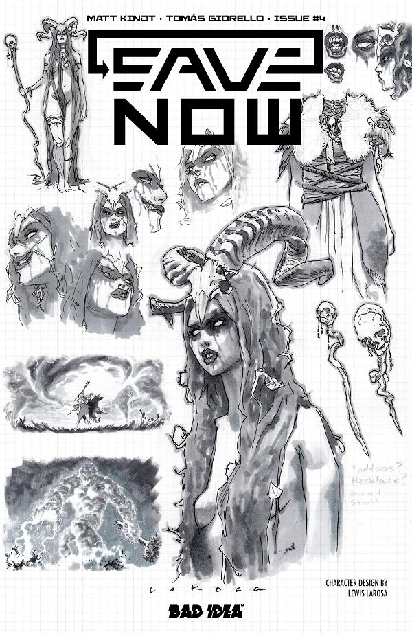Save Now #4 variant cover by Lewis LaRosa