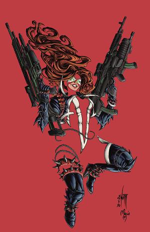 Scorched #51 CVR C CVR C INC 1:50 JORDAN NOIR FOIL VIRGIN cover