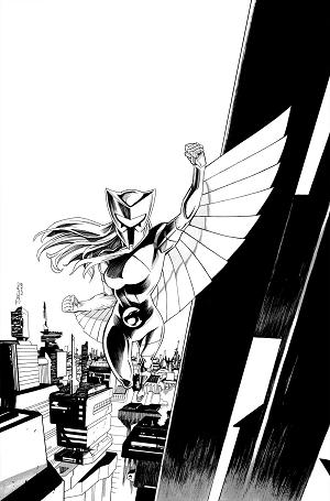 Thundercats X Silverhawks Thunderhawks #2 CVR L CVR L INC 1:7 DECLAN SHALVEY LINE ART VIRGIN cover