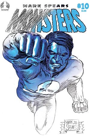 Mark Spears Monsters #10 CVR C CVR C MARK SPEARS MIDKNIGHT MAN CONCEPT cover