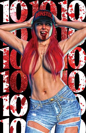Mark Spears Monsters #10 CVR F CVR F MARK SPEARS INC 1:50 FANGIRL SPOT FOIL cover
