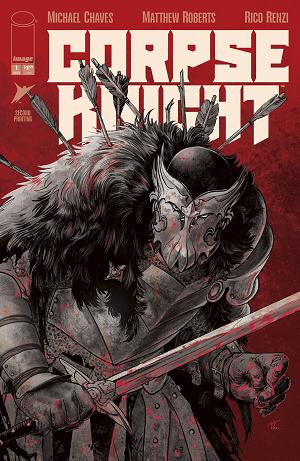 Corpse Knight #1 CVR B (OF 6) 2ND PTG CVR B MATTHEW ROBERTS & RICO RENZI cover