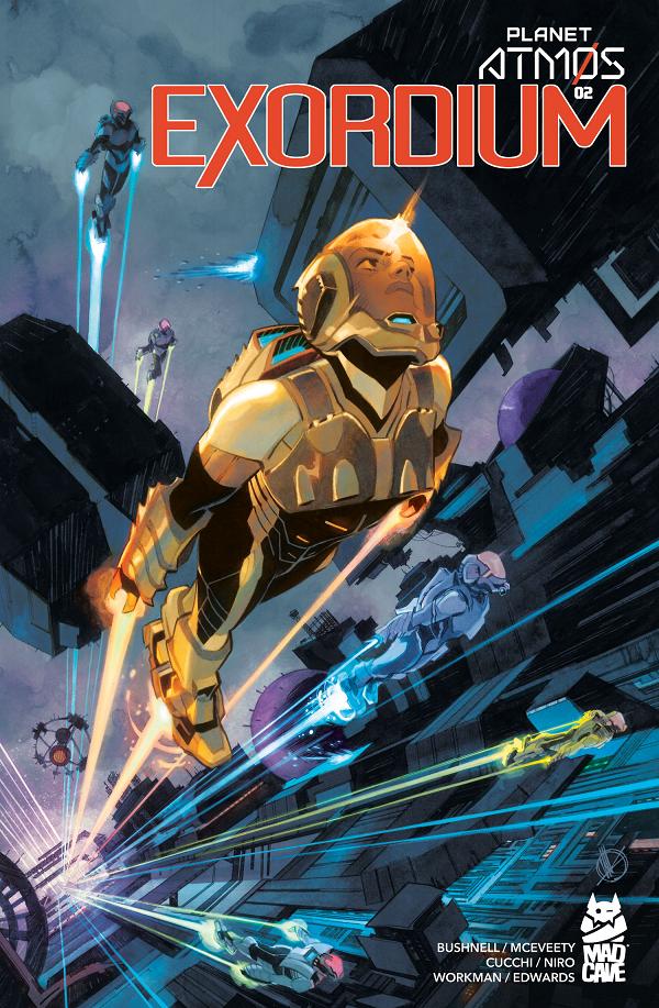Planet Atmos Exordium #2 variant cover by Matteo Scalera