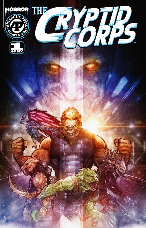 Cryptid Corps #1 variant cover by Erwin J Arroza