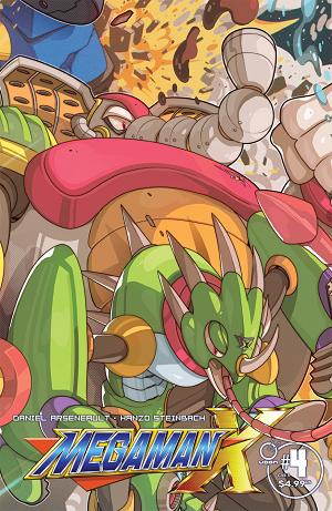 Mega Man X #4 CVR B (OF 5) CVR B EDWIN HUANG cover