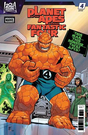 Planet Of The Apes Vs. Fantastic Four #4 PACO MEDINA HOMAGE VARIANT cover