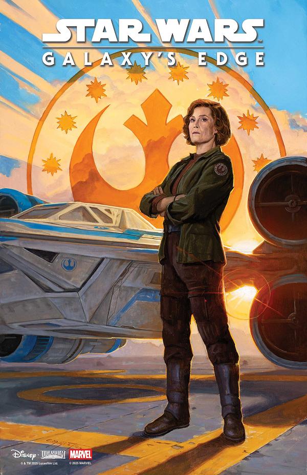 Star Wars: Galaxy's Edge - Echoes Of The Empire #2 E.M. GIST MANDALORIAN & GROGU VARIANT cover