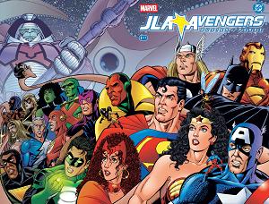 Jla/Avengers Facsimile Edition #1 FACSIMILE EDITION FOIL WRAPAROUND VARIANT cover