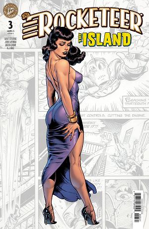 The Rocketeer: The Island Cover A (Edgar) #3 Variant B (Stevens) cover