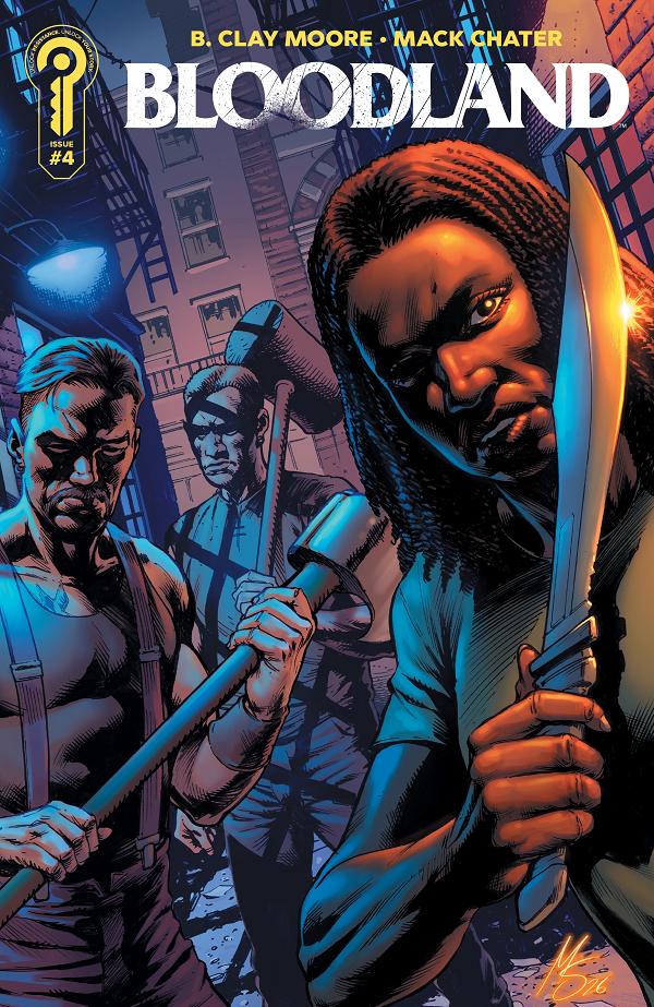 Bloodland Cover A Mack Chater #4 variant cover by Marco Santucci