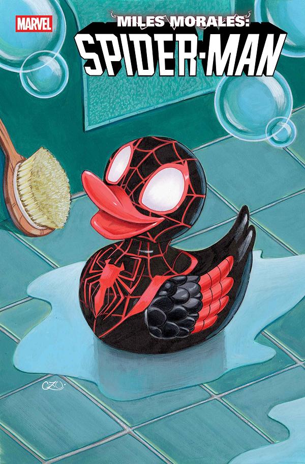Miles Morales: Spider-Man #1 CHRISSIE ZULLO MARVEL DUCK VARIANT cover