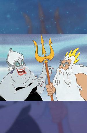 Disney Villains Ursula #4 CVR F CVR F INC 1:10 FRANCESCA CARITA CARTOON HEAD VIRGIN cover