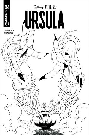 Disney Villains Ursula #4 CVR G CVR G INC 1:10 ROBERT QUINN LINE ART cover