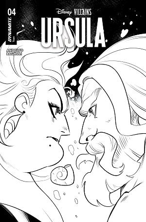 Disney Villains Ursula #4 CVR L CVR L MIRKA ANDOLFO LINE ART cover
