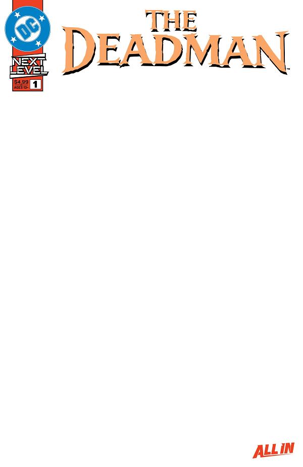 Deadman #1 CVR F (OF 6) CVR F BLANK CARD STOCK cover