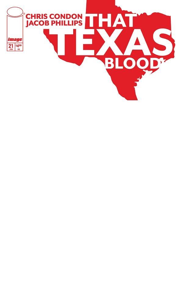 That Texas Blood #21 CVR D CVR D BLANK SKETCH cover