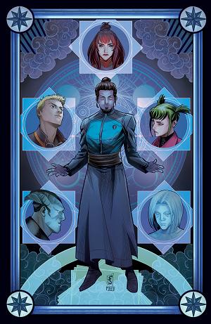 Valiant Beyond: All-New Harbinger --Risen Cover A (Rodrix) #8 Variant B (Sabbatini Tarot Card Variant) cover