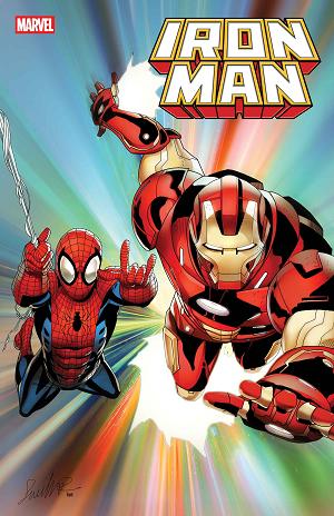 Iron Man #6 SALVADOR LARROCA FOIL VARIANT cover