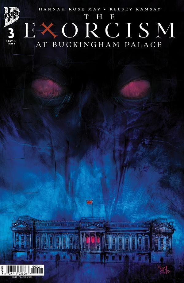 The Exorcism At Buckingham Palace Cover A (Ramsay) #3 Variant B (Damien Worm) cover