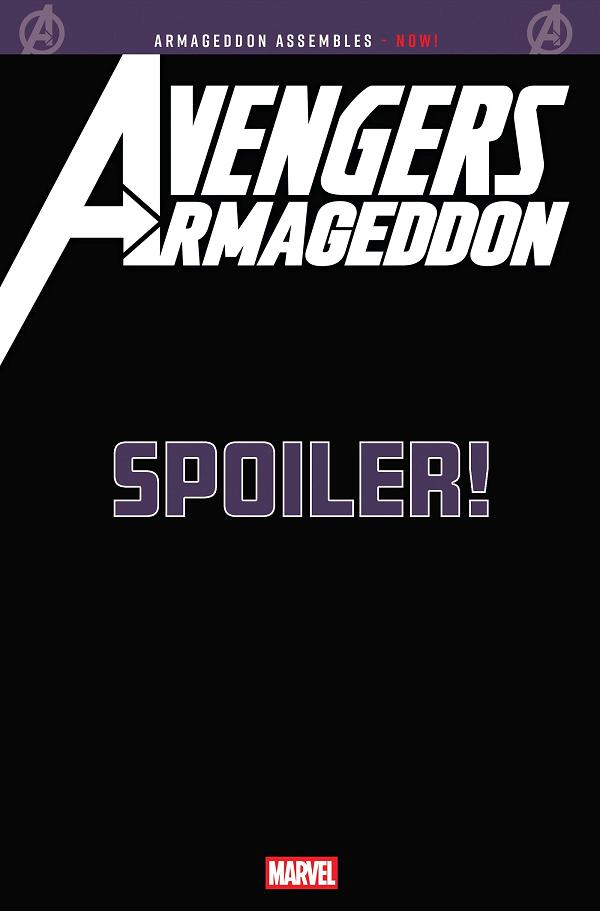 Avengers: Armageddon #1 MARCO CHECCHETTO SPOILER VARIANT cover