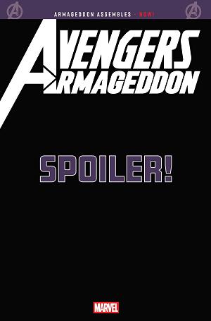 Avengers: Armageddon #1 MARCO CHECCHETTO SPOILER VARIANT cover