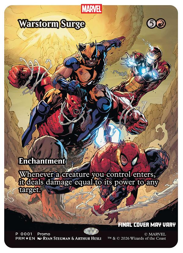 Avengers: Armageddon #1 RYAN STEGMAN MAGIC: THE GATHERING VARIANT cover
