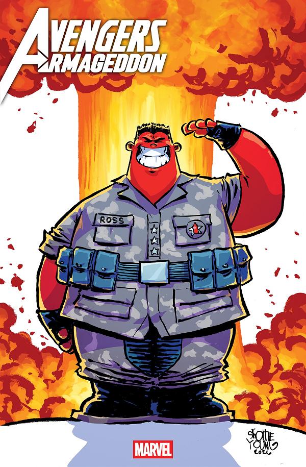 Avengers: Armageddon #1 SKOTTIE YOUNG VARIANT cover