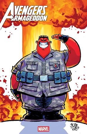 Avengers: Armageddon #1 SKOTTIE YOUNG VARIANT cover