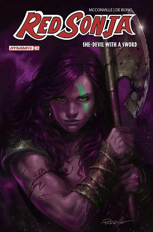 Red Sonja She Devil With A Sword #2 CVR M CVR M LUCIO PARRILLO ULTRAVIOLET cover