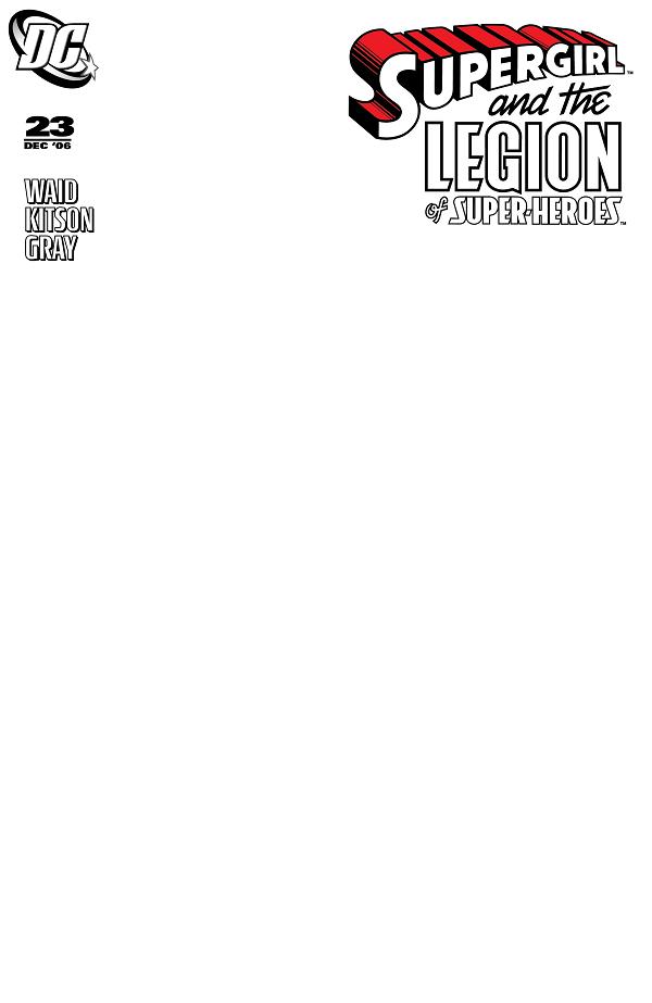 Supergirl And The Legion Of Super Heroes #23 CVR D FACSIMILE EDITION CVR D BLANK CARD STOCK cover
